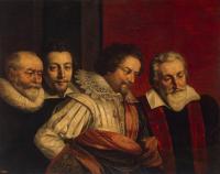 Pourbus, Frans the Younger - Portrait of Four Members of the Paris Council
